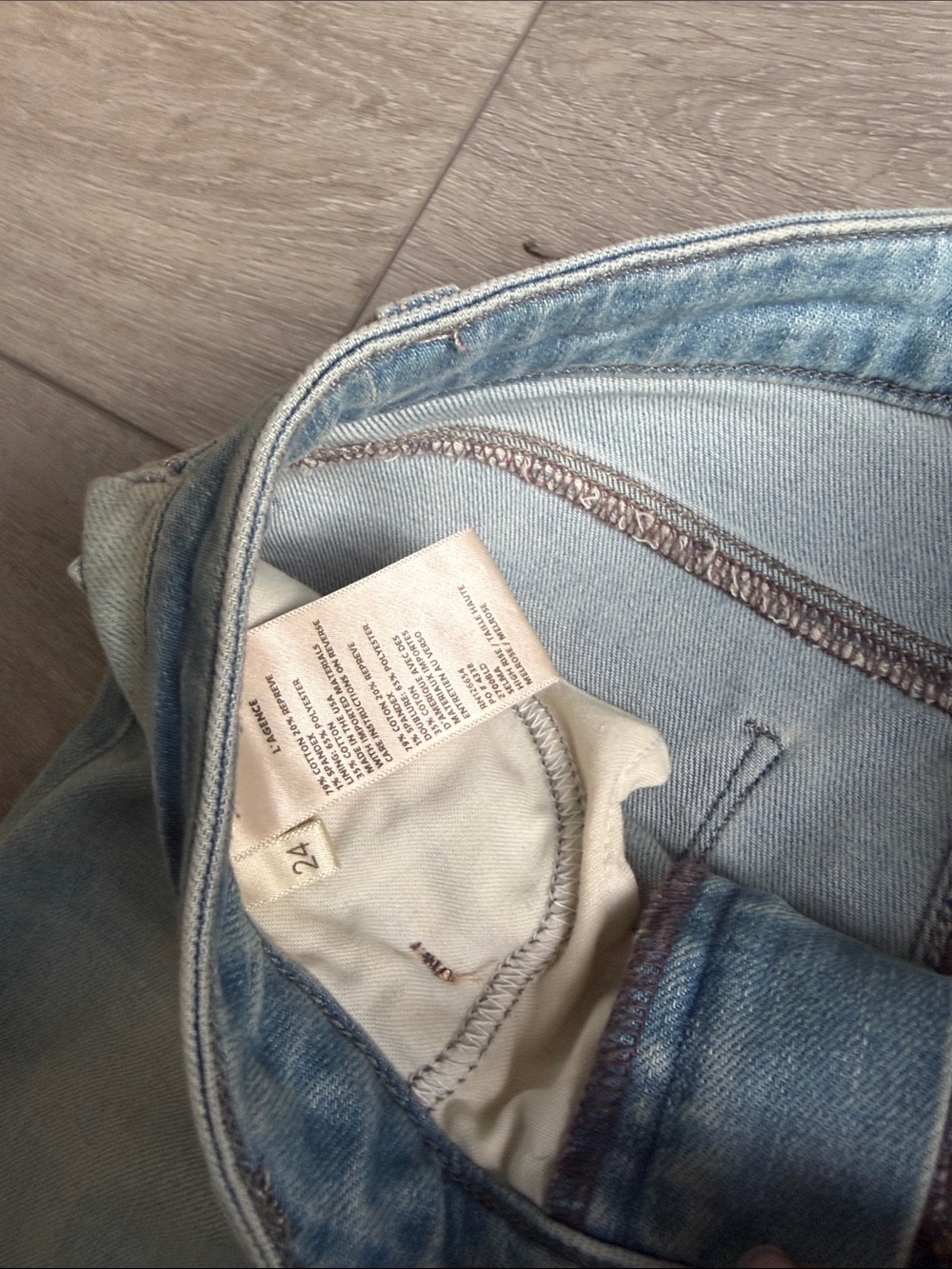 L’agence light Wash Taney high rise Flare Jeans size 24 - Picture 5 of 8